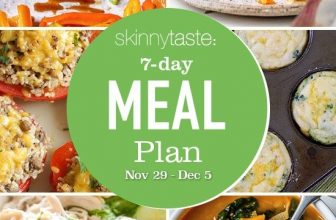 7-daags gezond maaltijdplan (29 november – 5 december)
